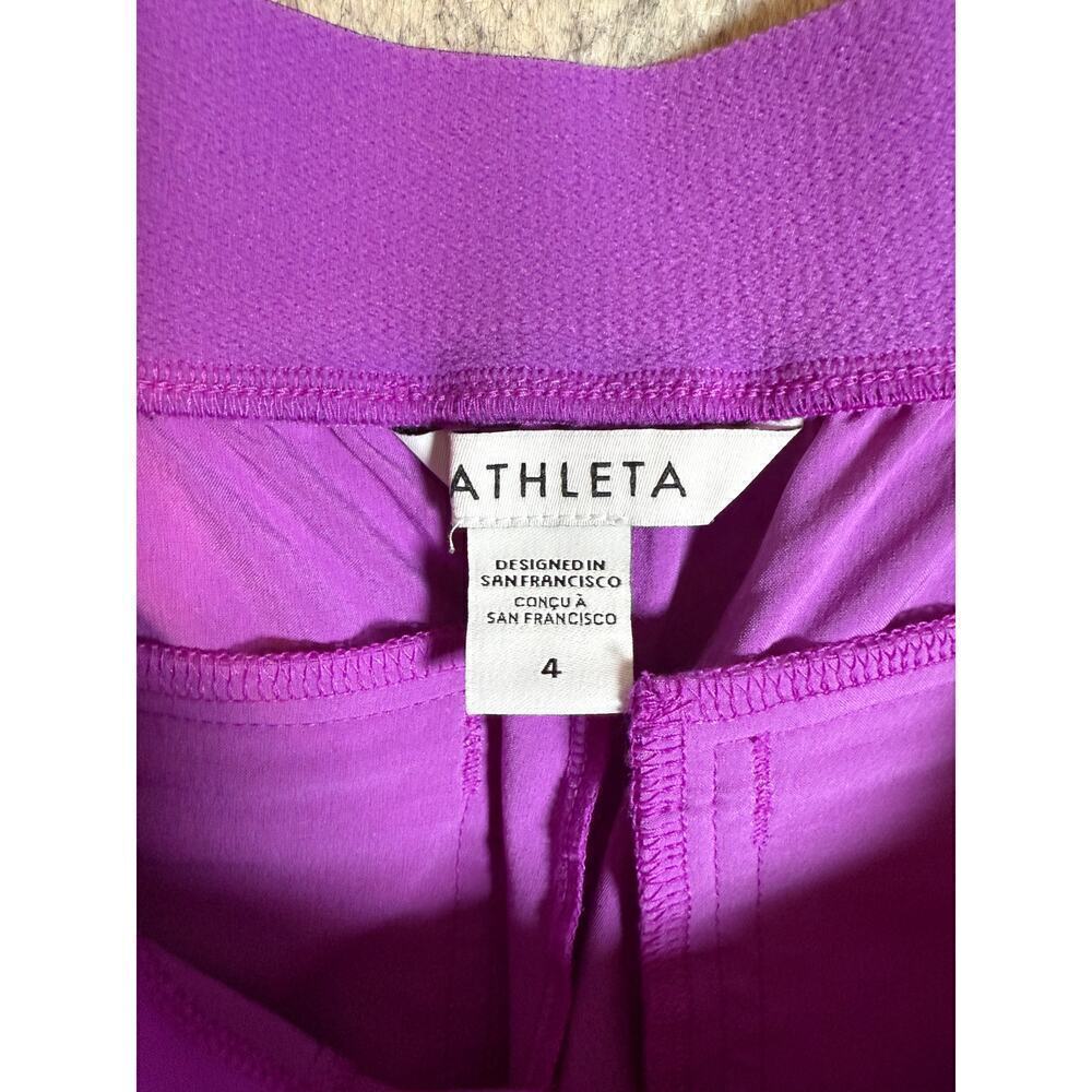 Athleta Womens Vienna Slim Pants Jazy Purple Casual Size 4 EUC - Picture 6 of 10